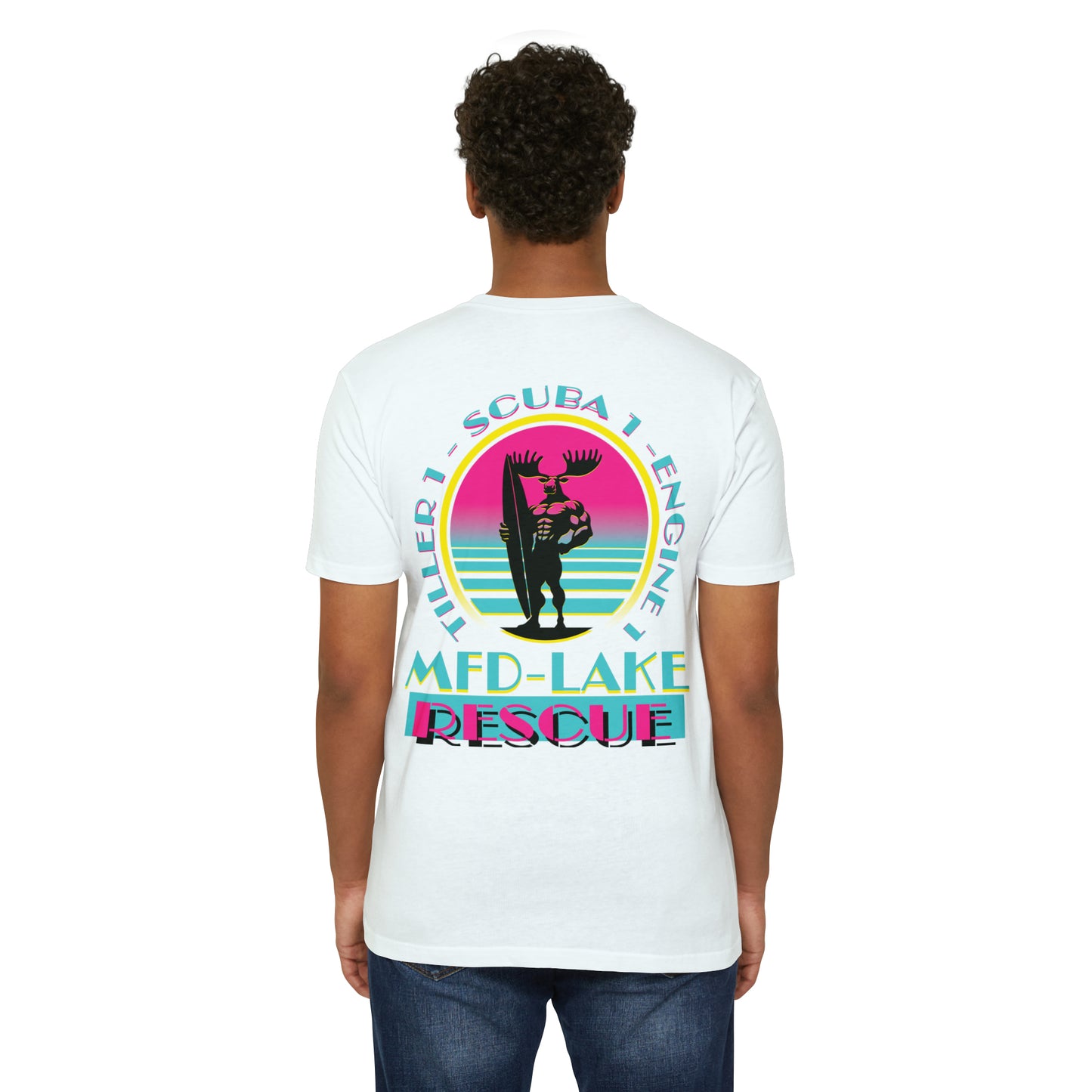 Miami Vice Waves - Next Level Tri-blend Tee
