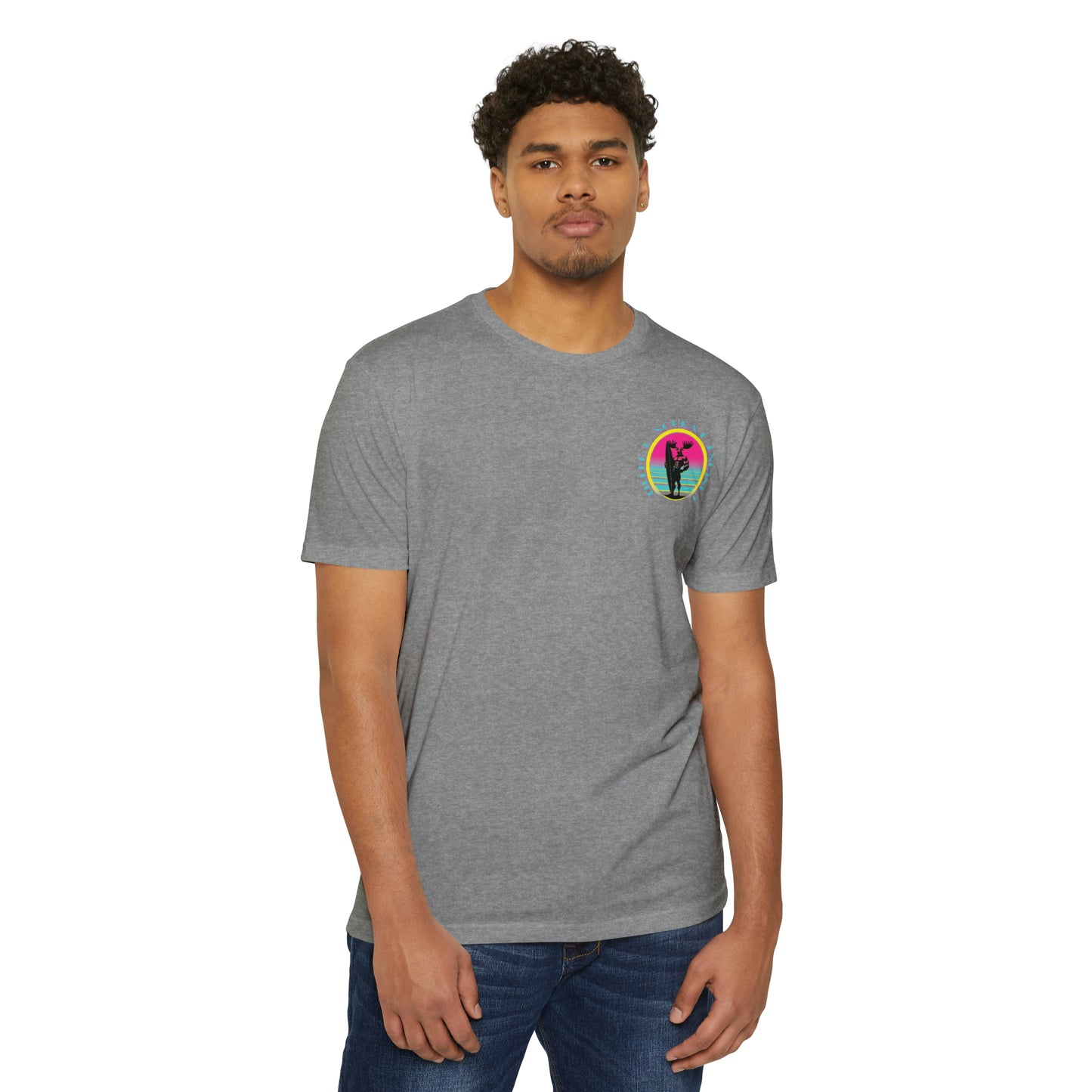 Miami Vice Waves - Next Level Tri-blend Tee