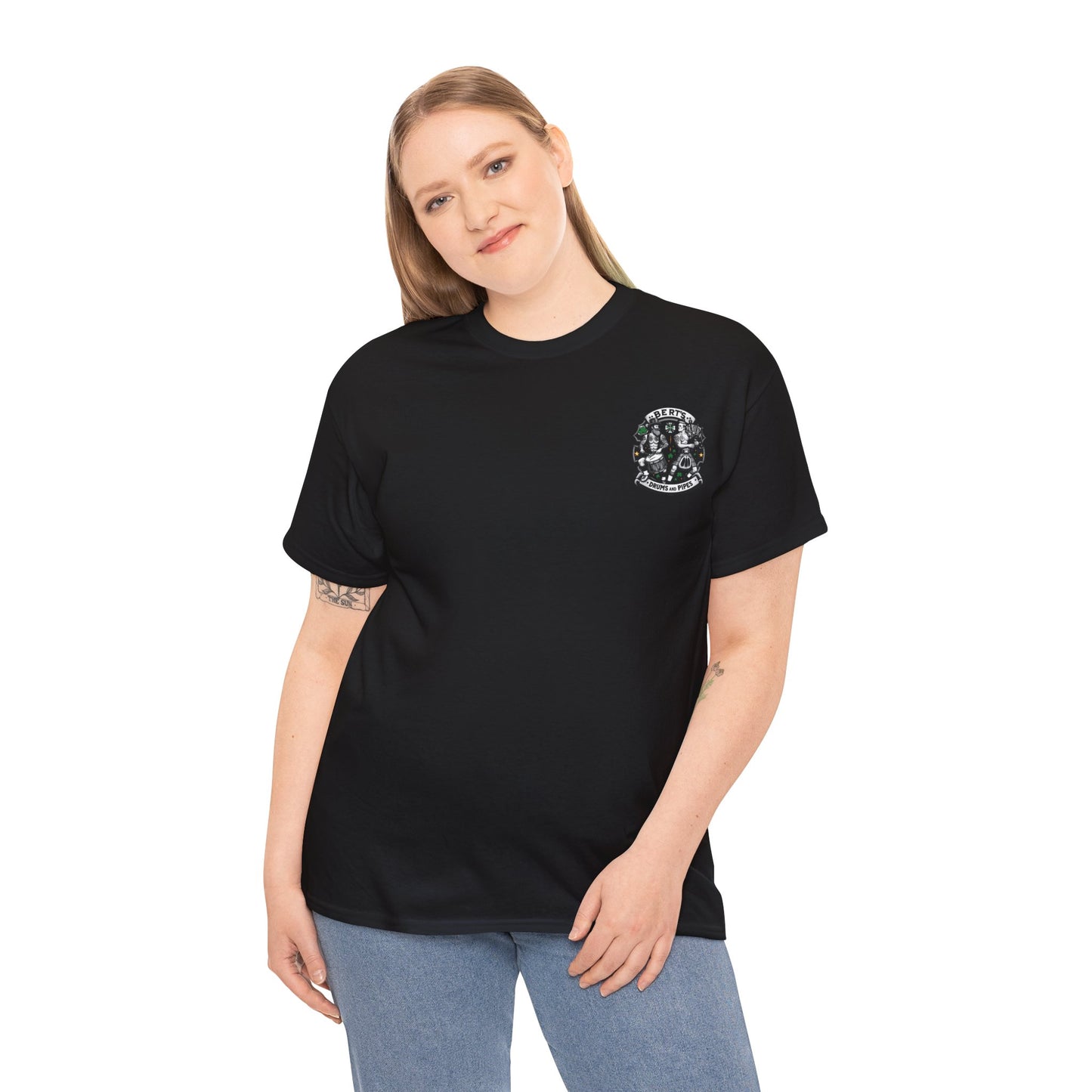 Bert's Drums and Pipes 2024 St. Patrick's Day Support Tee: Rally for Boston - Classic Fit