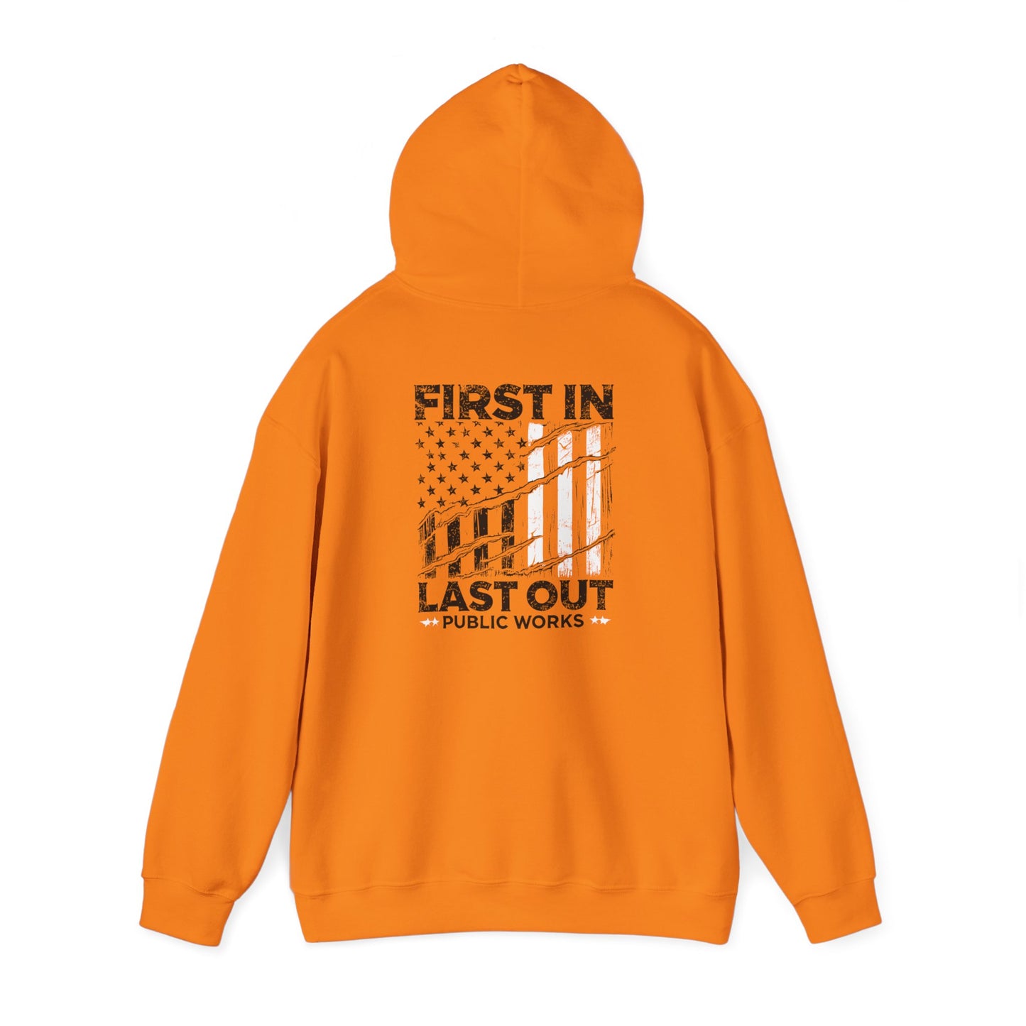 DPW: First In, Last Out - Gildan Heavy Blend Hoodie