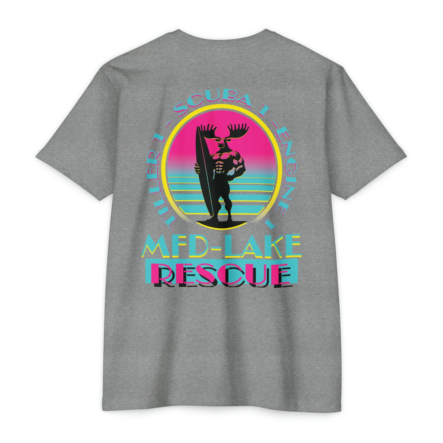 Miami Vice Waves - Next Level Tri-blend Tee
