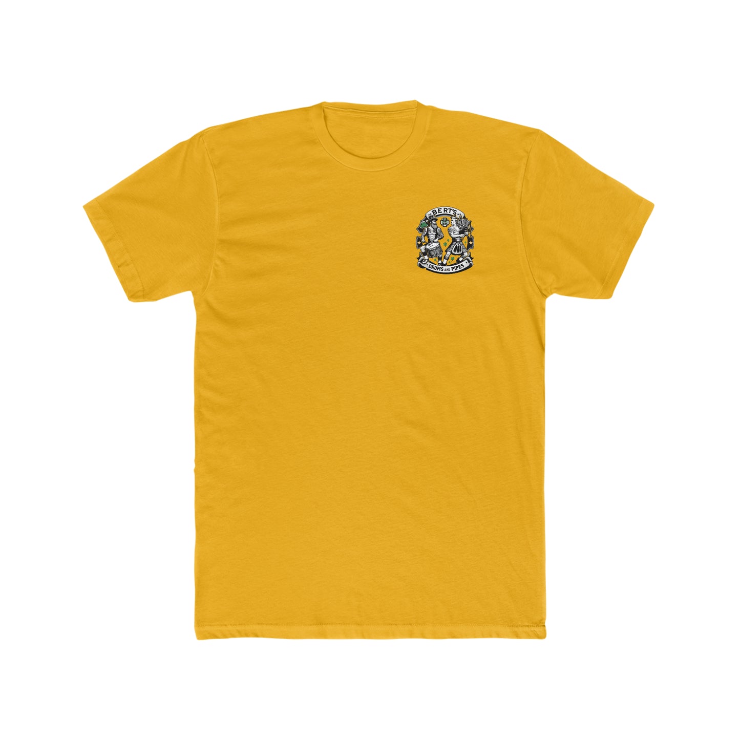 Bert's Drums and Pipes 2024 St. Patrick's Day Support Tee: Rally for Boston - Premium Fit