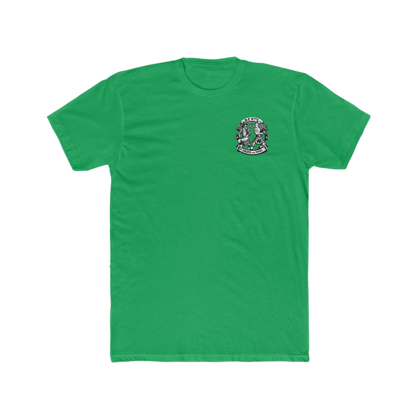 Bert's Drums and Pipes 2024 St. Patrick's Day Support Tee: Rally for Boston - Premium Fit