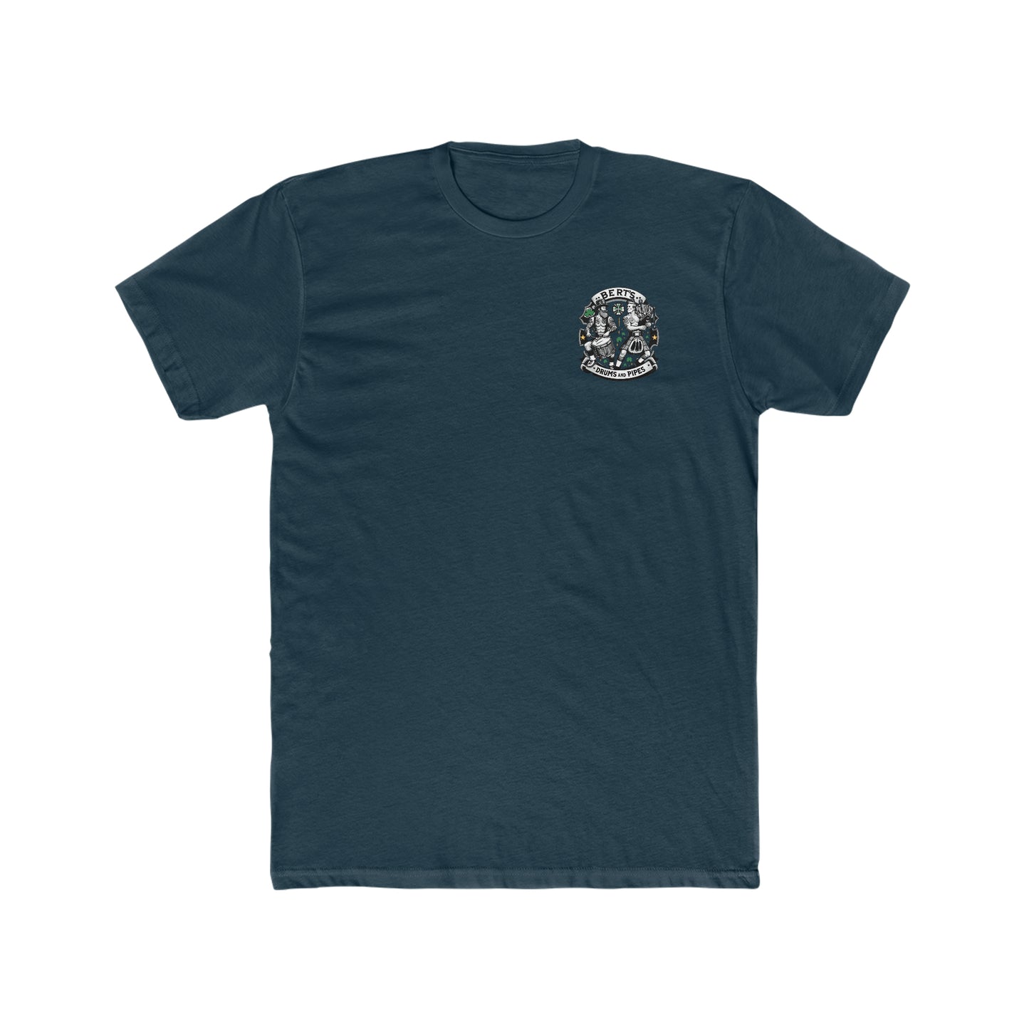 Bert's Drums and Pipes 2024 St. Patrick's Day Support Tee: Rally for Boston - Premium Fit