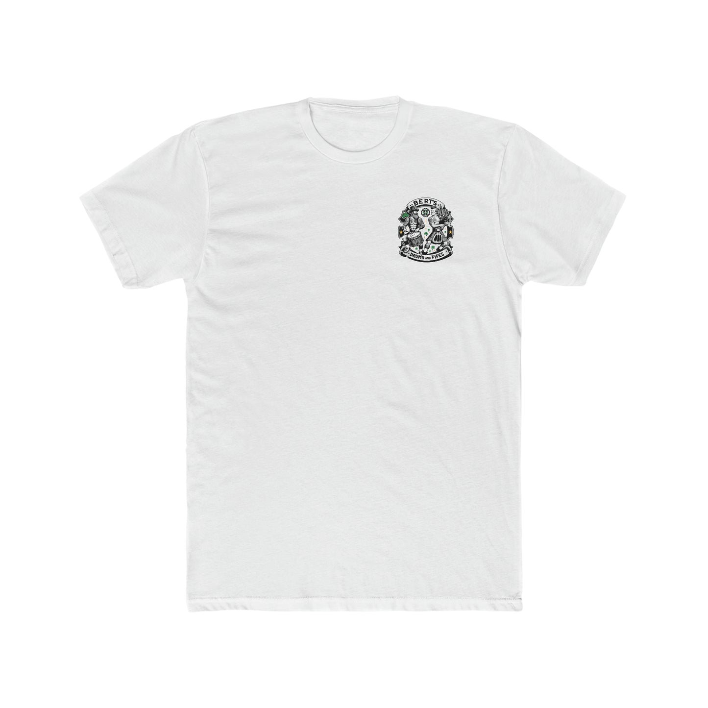 Bert's Drums and Pipes 2024 St. Patrick's Day Support Tee: Rally for Boston - Premium Fit