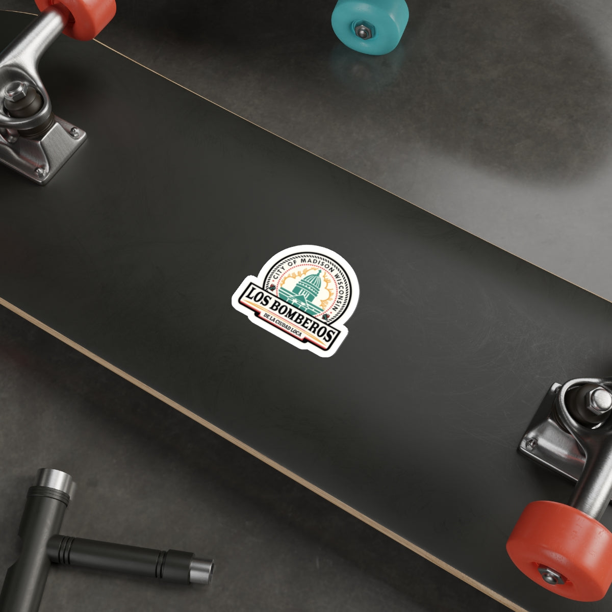 Los Bomberos: Die-Cut Sticker