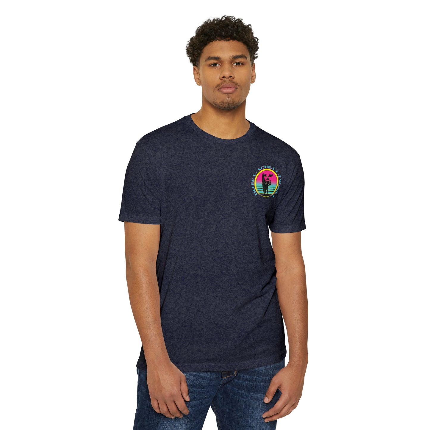 Miami Vice Waves - Next Level Tri-blend Tee