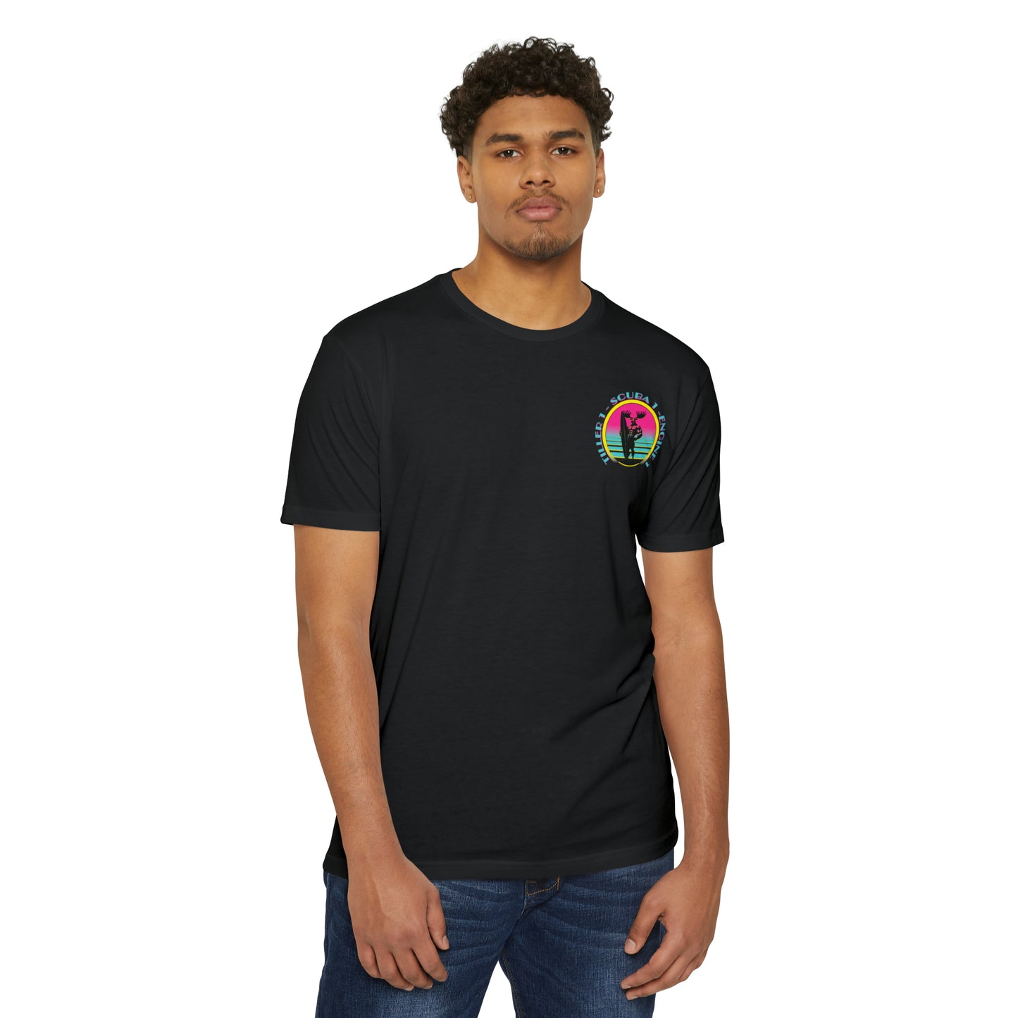 Miami Vice Waves - Next Level Tri-blend Tee