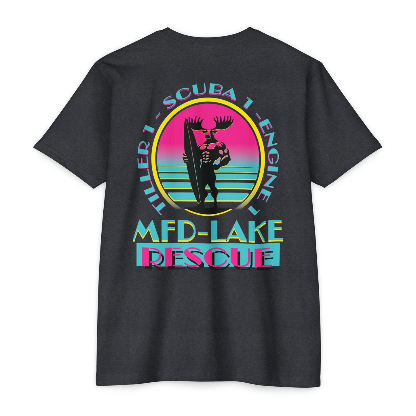 Miami Vice Waves - Next Level Tri-blend Tee