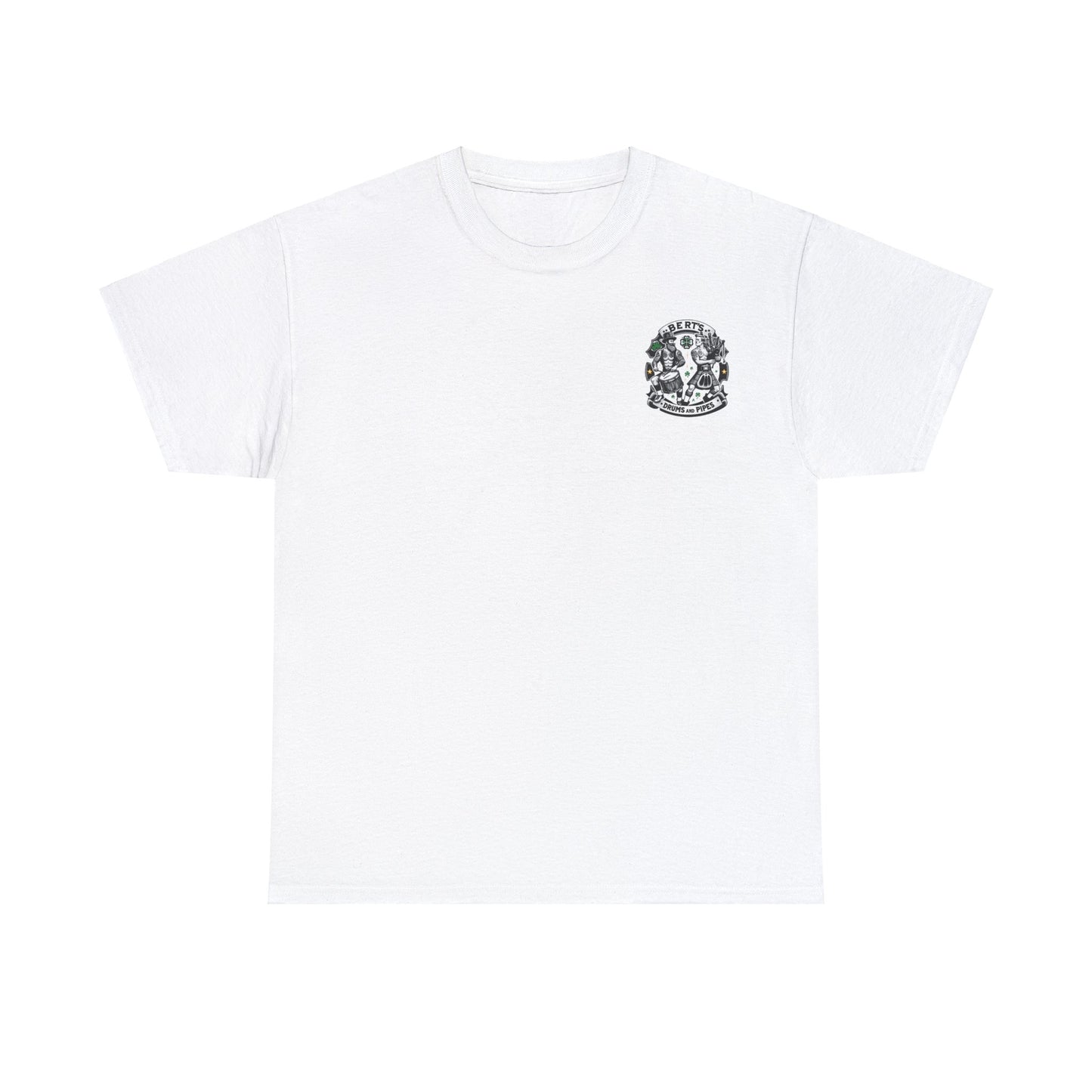 Bert's Drums and Pipes 2024 St. Patrick's Day Support Tee: Rally for Boston - Classic Fit