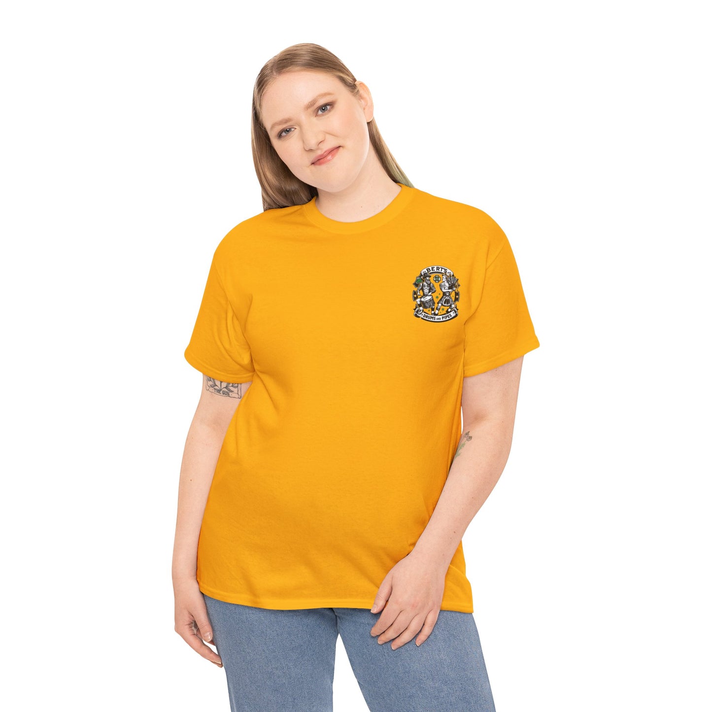 Bert's Drums and Pipes 2024 St. Patrick's Day Support Tee: Rally for Boston - Classic Fit