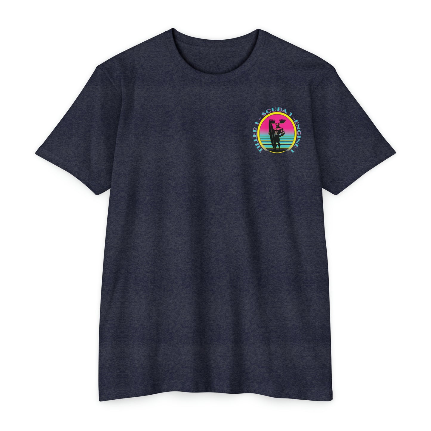 Miami Vice Waves - Next Level Tri-blend Tee