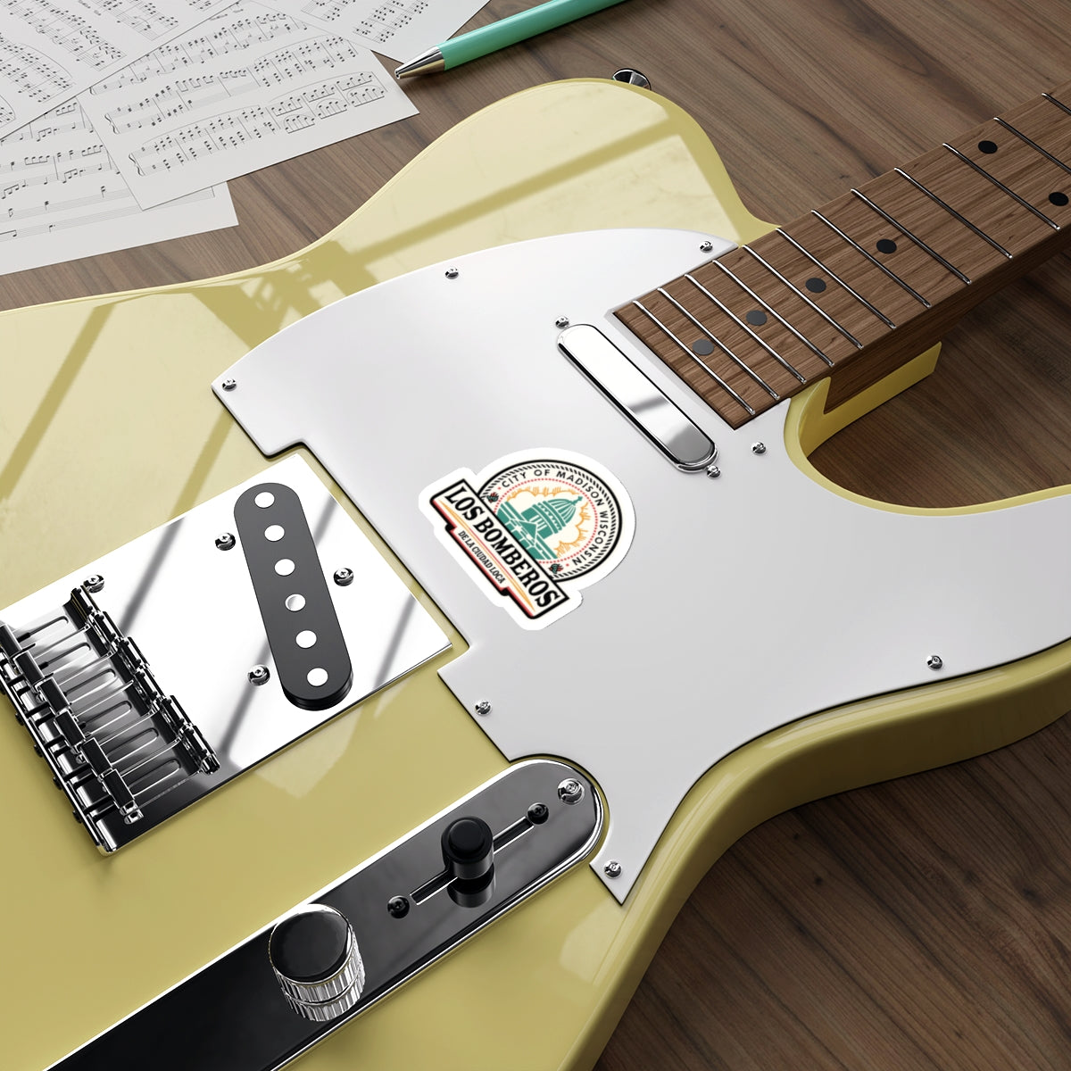 Los Bomberos: Die-Cut Sticker