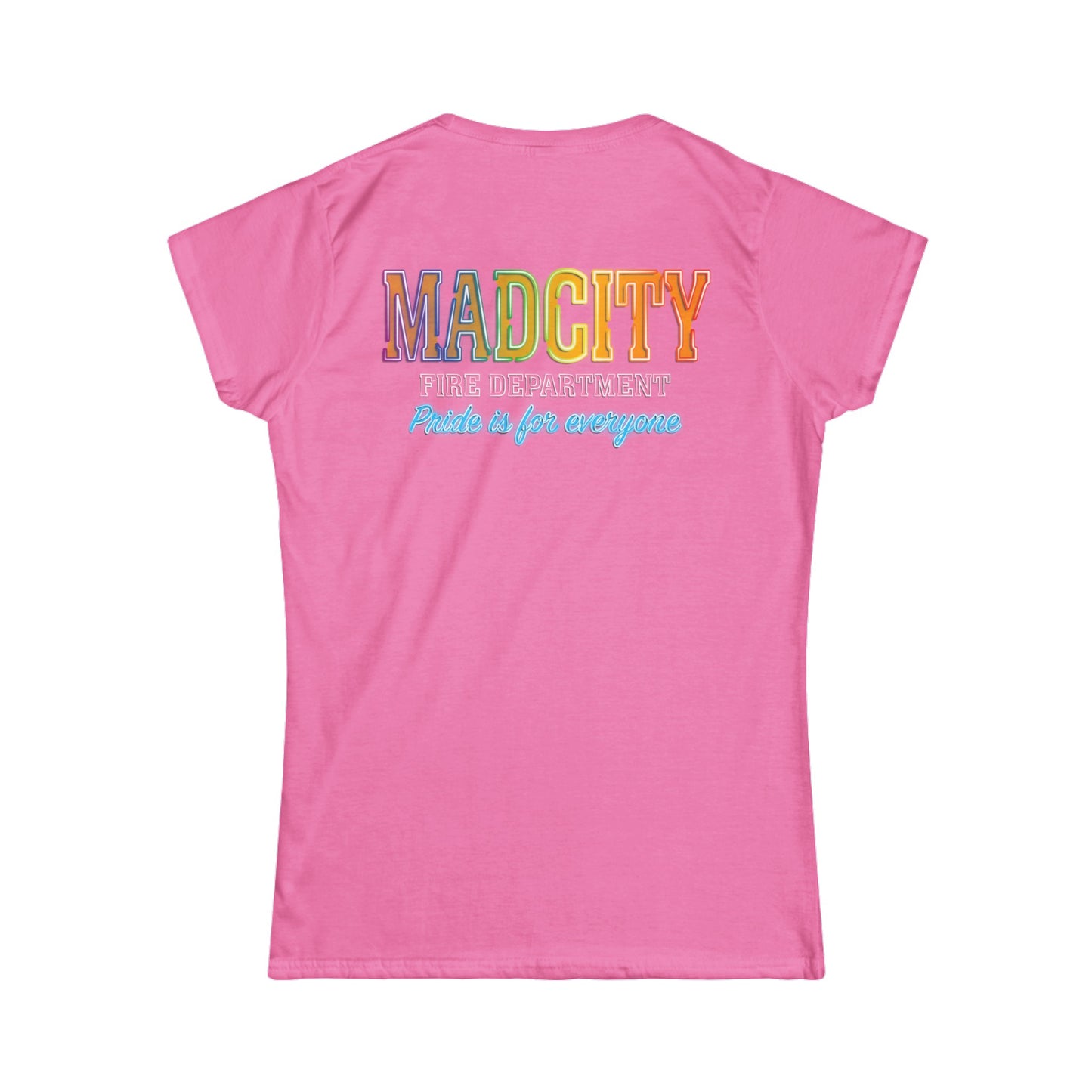 "Pride is for everyone" Women's Softstyle Tee