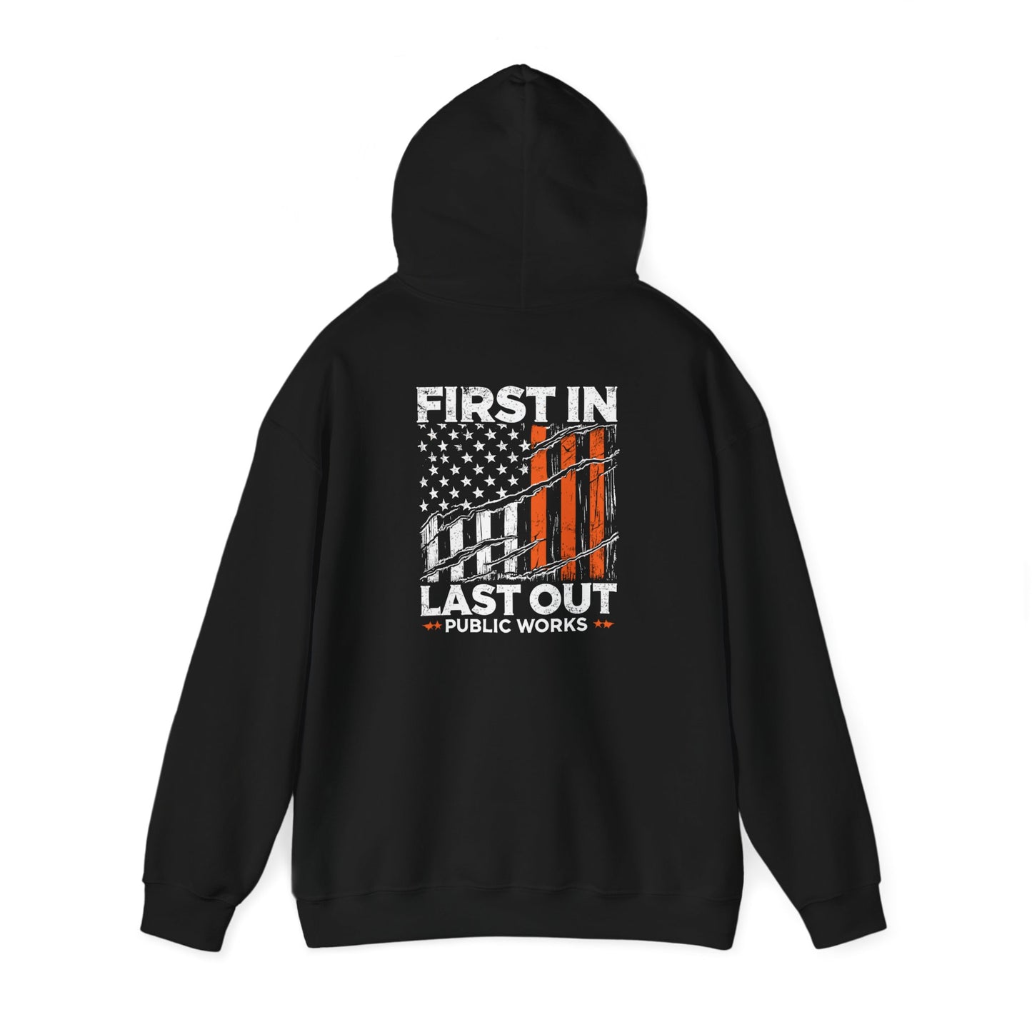 DPW: First In, Last Out - Gildan Heavy Blend Hoodie