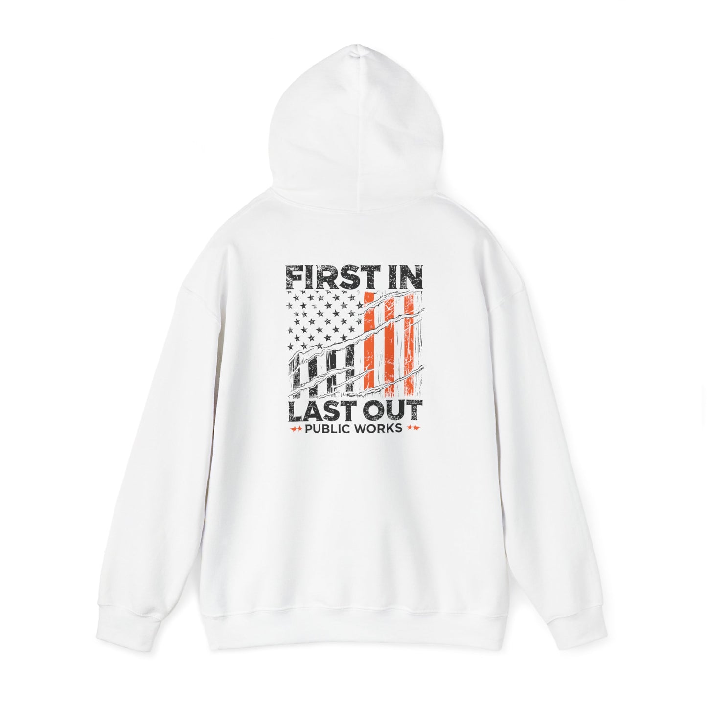 DPW: First In, Last Out - Gildan Heavy Blend Hoodie