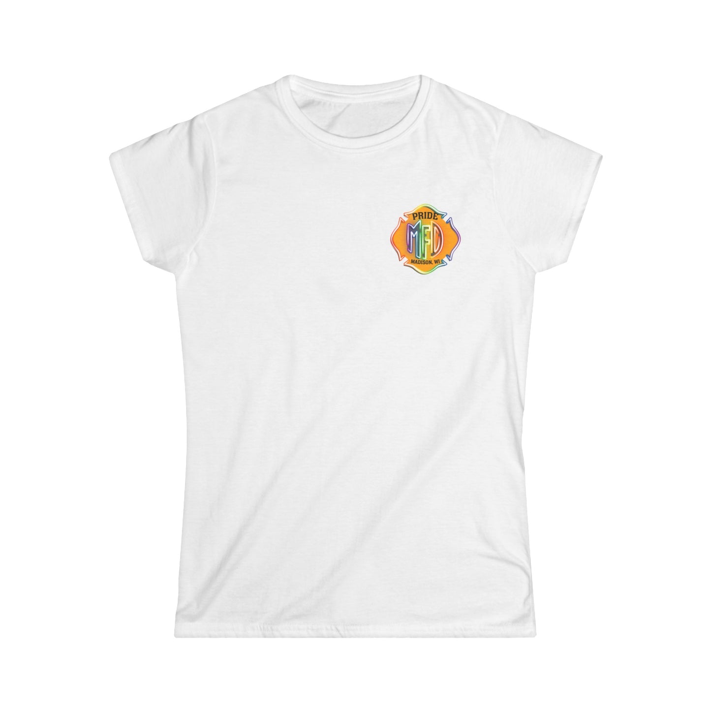 "Pride is for everyone" Women's Softstyle Tee