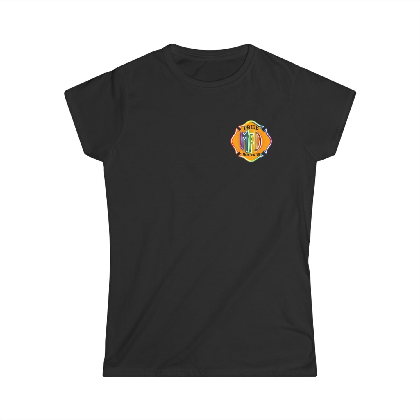 "Pride is for everyone" Women's Softstyle Tee