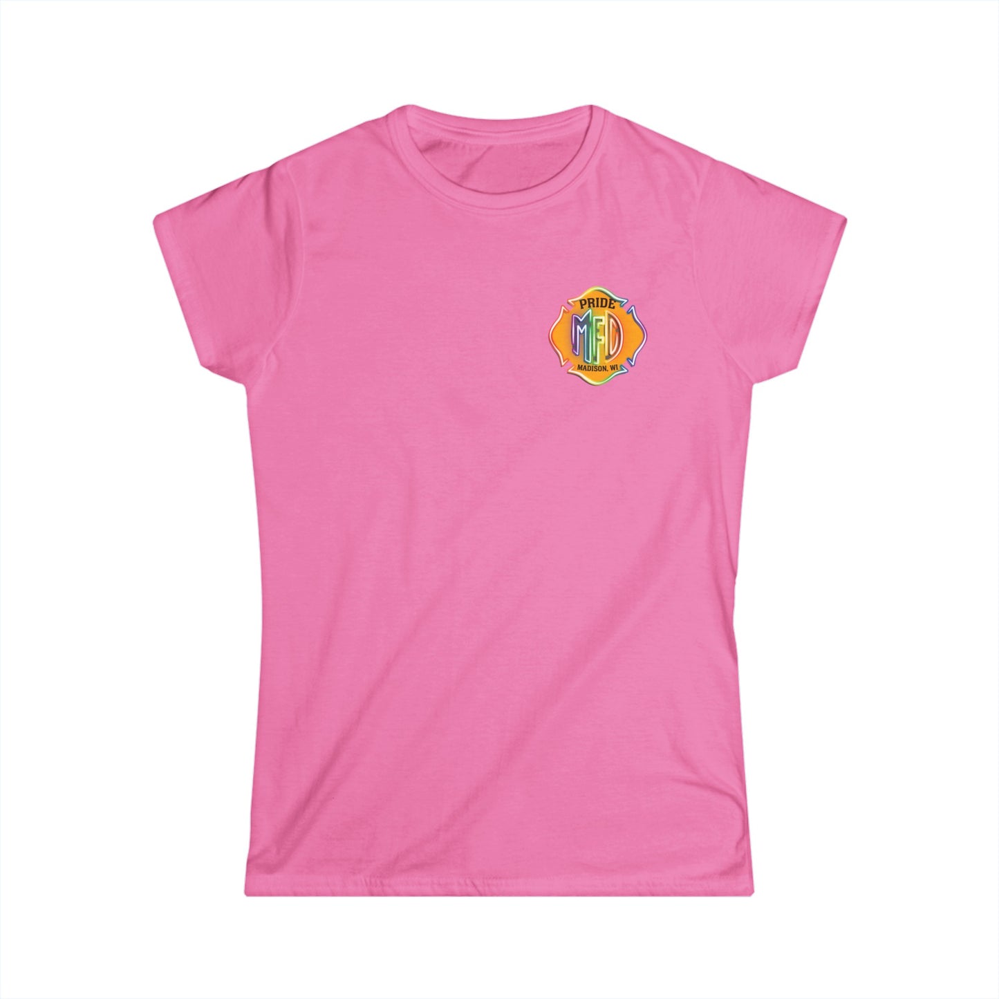 "Pride is for everyone" Women's Softstyle Tee