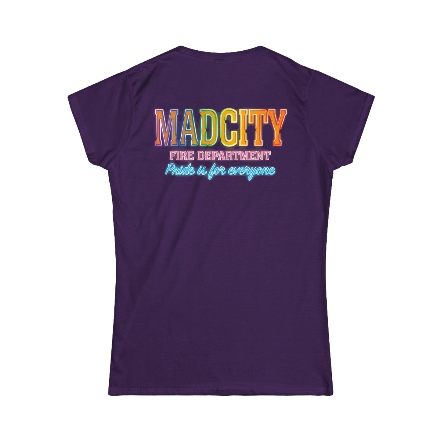 "Pride is for everyone" Women's Softstyle Tee