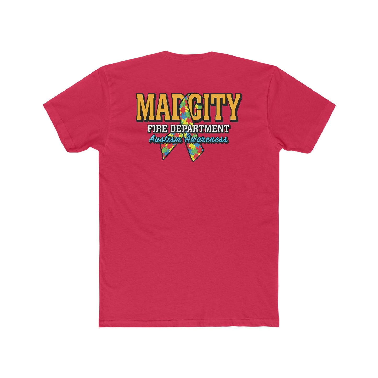 MadCity Fire Autism Awareness Tee