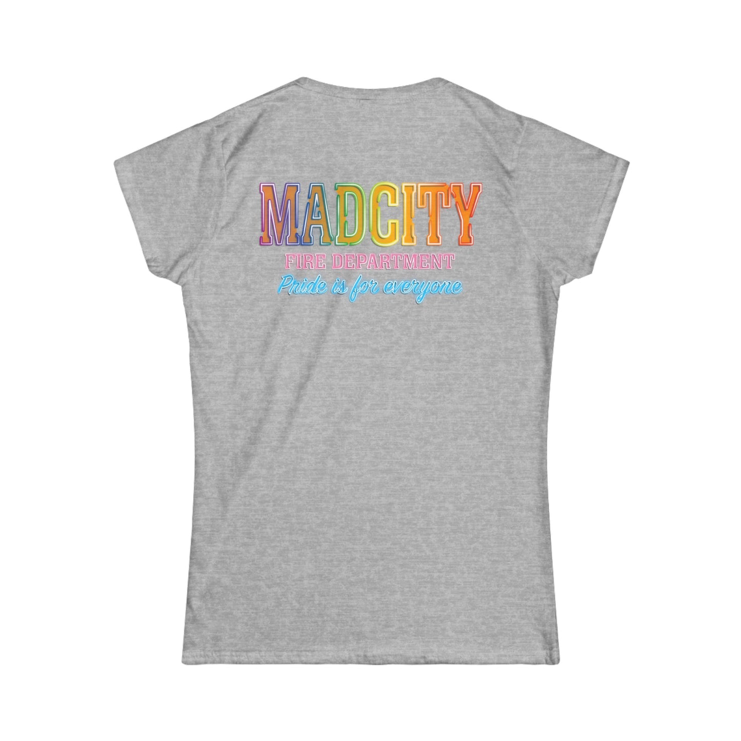 "Pride is for everyone" Women's Softstyle Tee