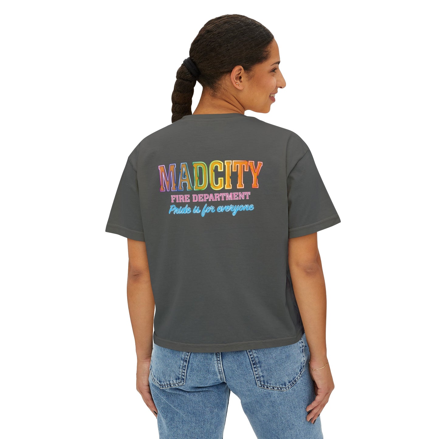 "Pride is for everyone" Women's Boxy Tee