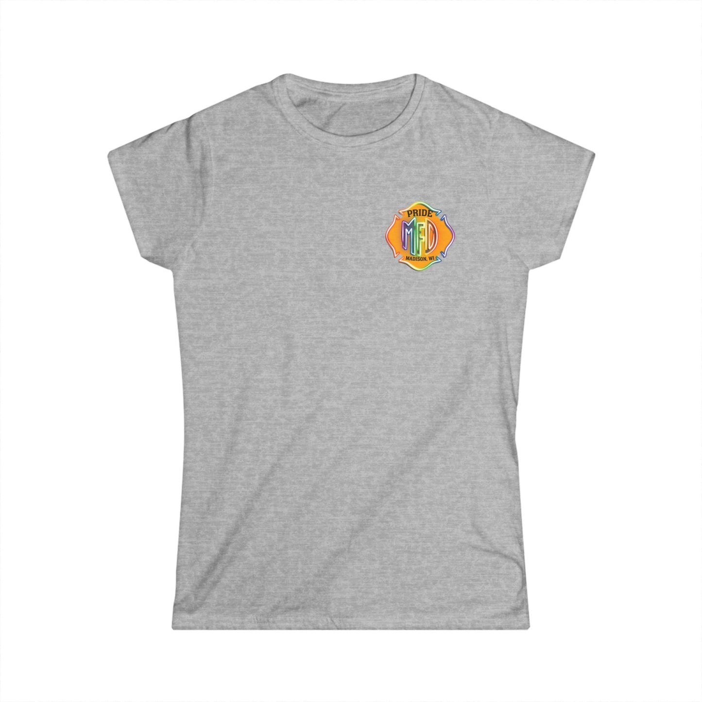 "Pride is for everyone" Women's Softstyle Tee