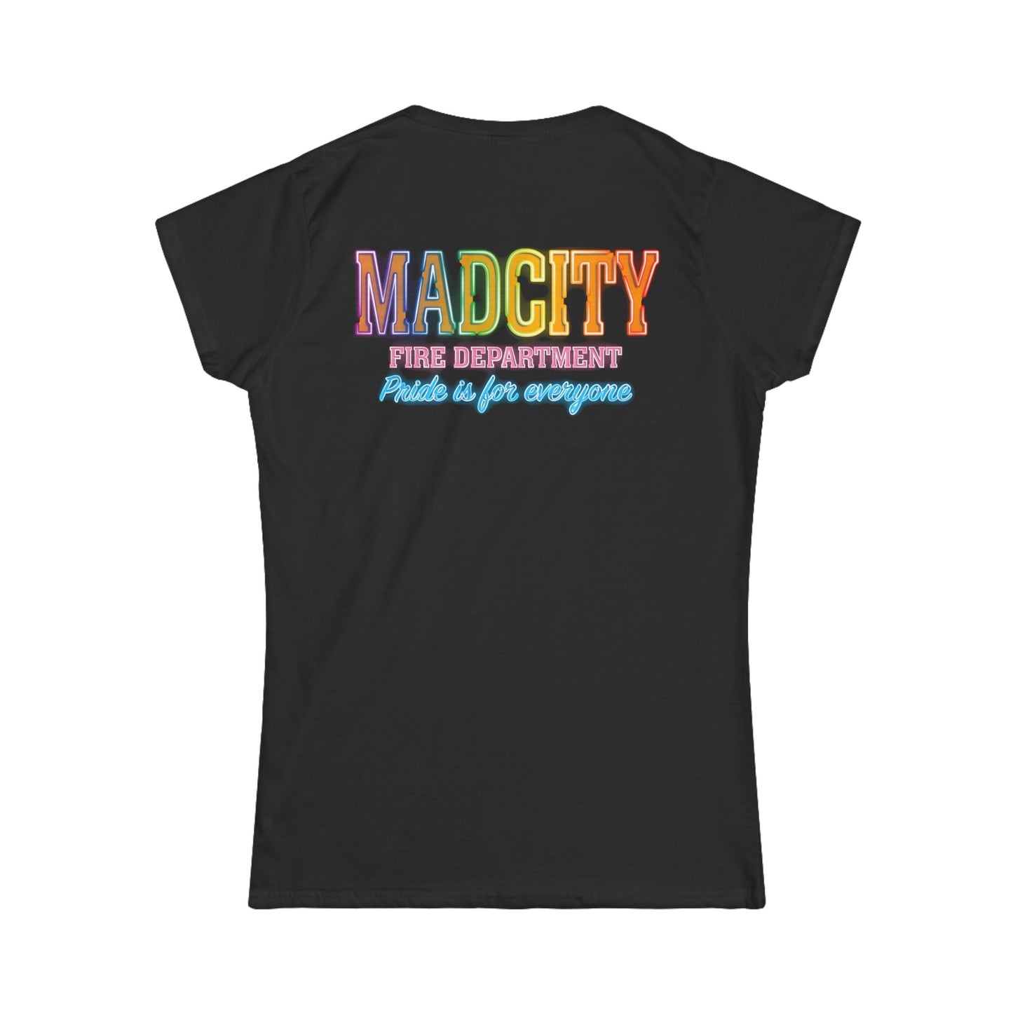 "Pride is for everyone" Women's Softstyle Tee